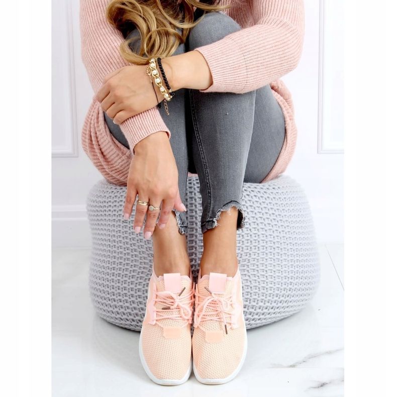 Vaaleanpunaiset naisten urheilukengät B0-70 Vaaleanpunainen 1