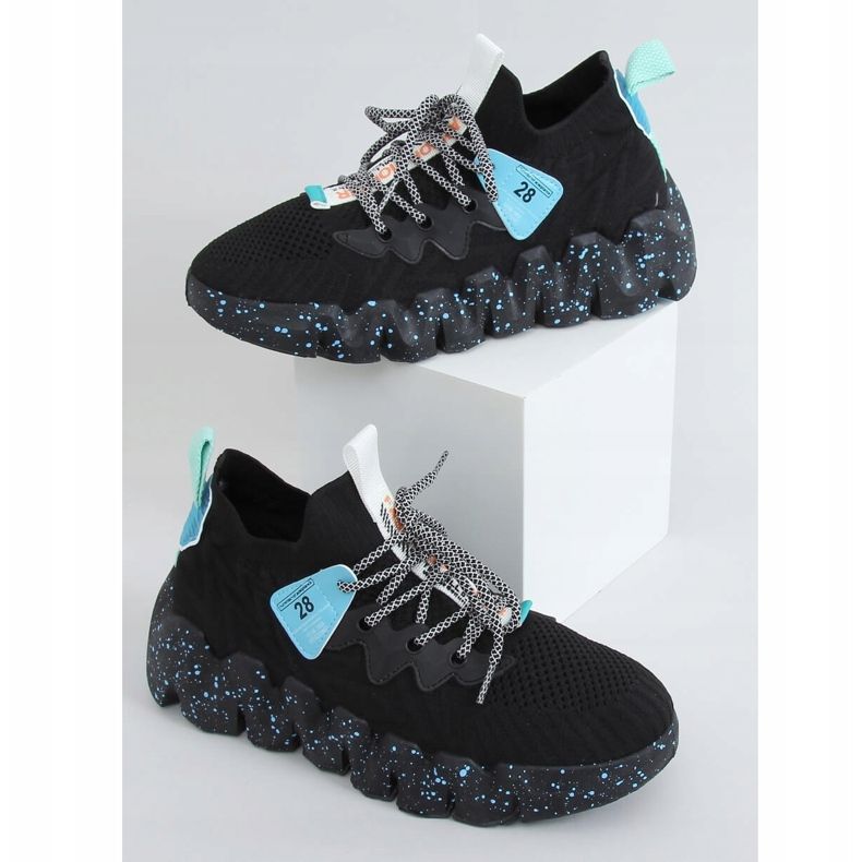 Mustat NB387 Allblack -pohjalliset urheilukengät 1