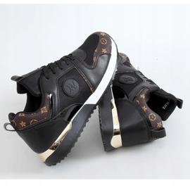 Musta VL118P Mustat urheilukengät 1