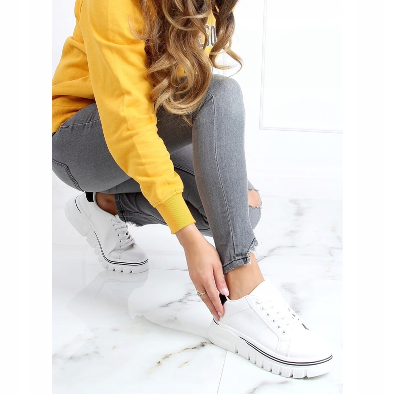 Lenkkarit korkea pohja valkoinen NB382P Valkoinen 1