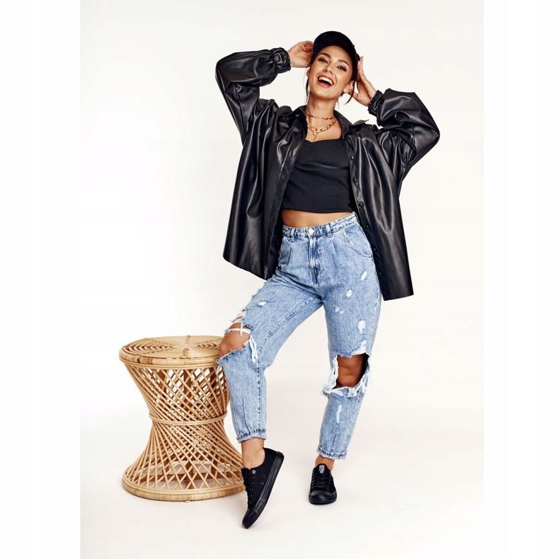 Naisten lenkkarit Big Star Black AA274009 musta 1