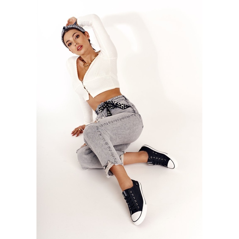 Naisten lenkkarit Big Star Rubber Toe Musta DD274338 1