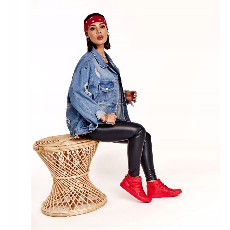 Naisten lenkkarit Big Star Red V274529 punainen 1