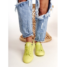 Naisten lenkkarit Big Star Lime AA274012 keltainen 1