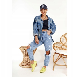 Naisten lenkkarit Big Star Lime AA274012 keltainen 2