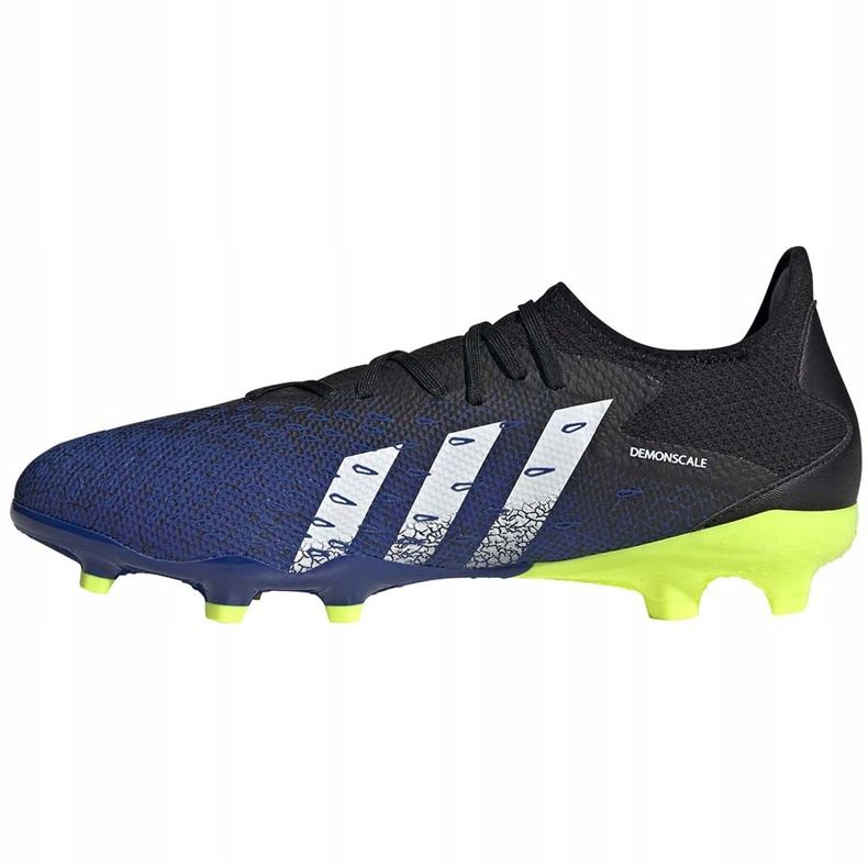 Jalkapallokengät adidas Predator Freak.3 L Fg laivastonsininen-musta-vihreä FY0615 1