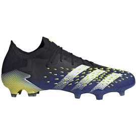 Jalkapallokengät adidas Predator Freak.1 L Fg musta-sininen-vihreä FY0745 1
