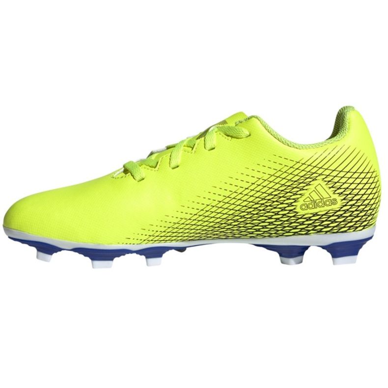 Adidas X Ghosted.4 FxG Jr FW6933 jalkapallokengät monivärinen keltainen 1