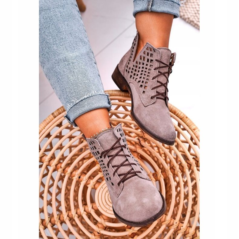 Nicole Naisten avoimet mokkanahkaiset cappuccino -susannah -saappaat ruskea 1