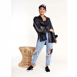 Naisten urheilukengät Slip-on Memory Foam System Big Star FF274890 Musta 2