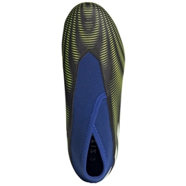 Adidas Nemeziz.3 Ll Fg Jr FY0819 jalkapallokengät valkoinen, musta, sininen, keltainen musta 2