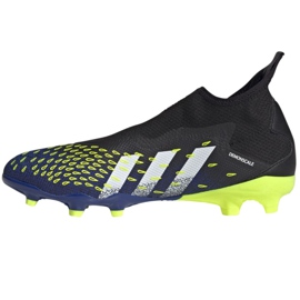 Adidas Predator Freak.3 Ll Fg M FY0617 jalkapallokengät valkoinen, musta, kuninkaallinen musta 1