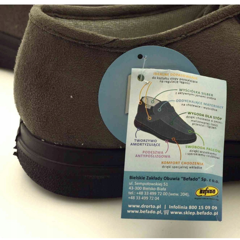 Miesten terveyskengät Dr.Orto Befado 871M006 harmaa 4