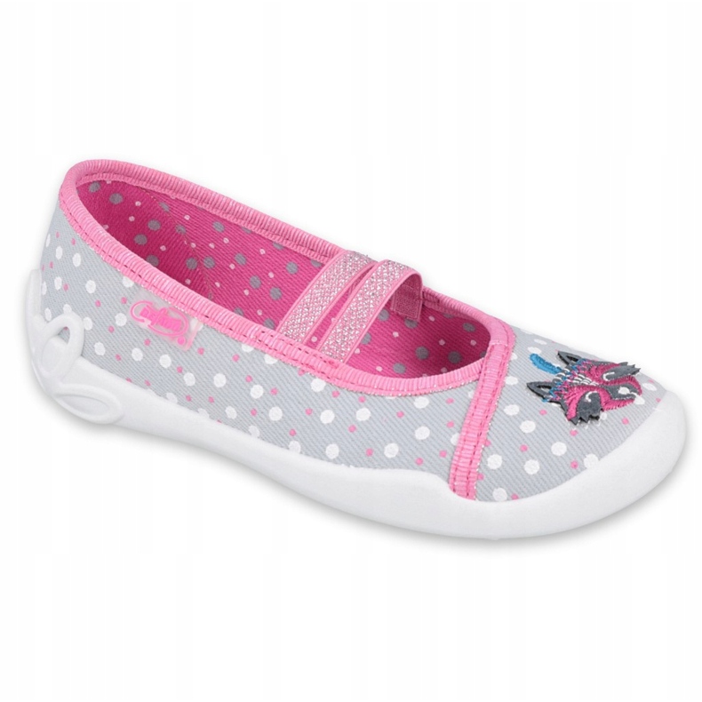 Befado lasten kengät 116X285 vaaleanpunainen harmaa 1