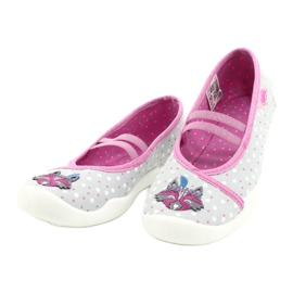 Befado lasten kengät 116X285 vaaleanpunainen harmaa 3