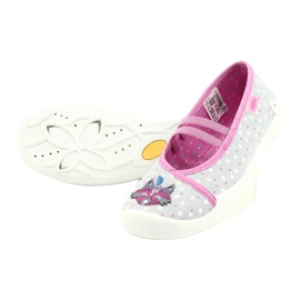 Befado lasten kengät 116X285 vaaleanpunainen harmaa 4