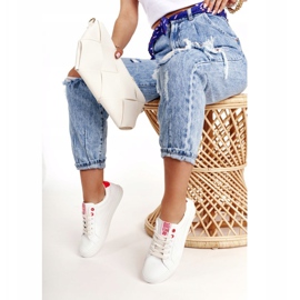 Naisten nahkakengät Big Star BB274210 Valkoinen ja punainen 1