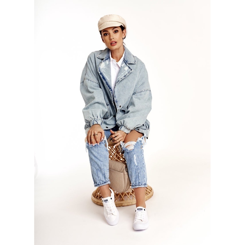 Naisten lenkkarit Big Star FF274245 Valkoinen 1