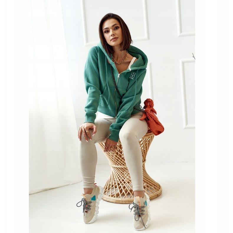 PS1 Naisten urheilusukat Beige Fashion Pioneer ruskea 2