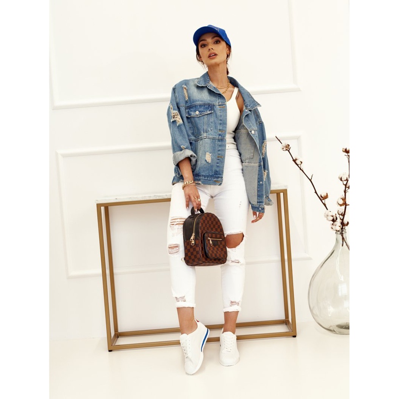 PS1 Naisten urheilukengät Tennarit Valkoinen Nova punainen laivastonsininen 1