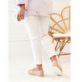 PS1 Naisten espadrillit olkilavalla Pinkki Febi vaaleanpunainen 2