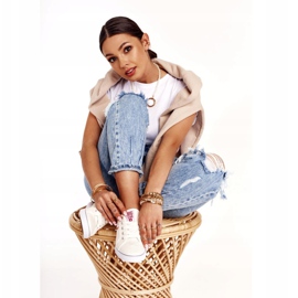 Naisten lenkkarit Big Star DD274892 Valkoinen-Punainen 1