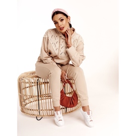 Naisten nahkakengät, joissa on tähti Big Star DD274691 Valkoinen-vaaleanpunainen 2