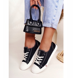 Naisten lenkkarit Big Star FF274085 Musta ja punainen 2