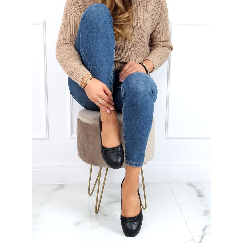 Musta naisten ballerinat YSD826 Musta 2