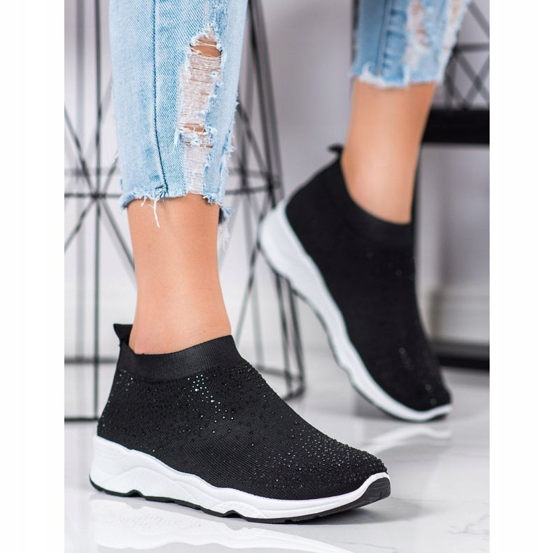 Goodin Urheilujalkineet kristalleilla musta 1