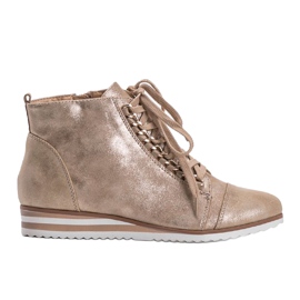 Beige lenkkarit 15A8617 kultainen 1