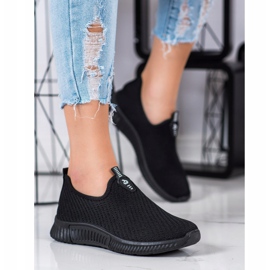 SHELOVET Mukavat tekstiilikengät musta 1