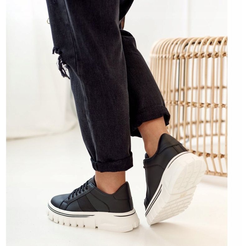 PS1 Naisten lenkkarit mustalla Riri -alustalla 1