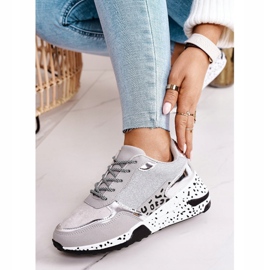 PS1 Naisten Wedge -lenkkarit Silver Avery harmaa monivärinen 2