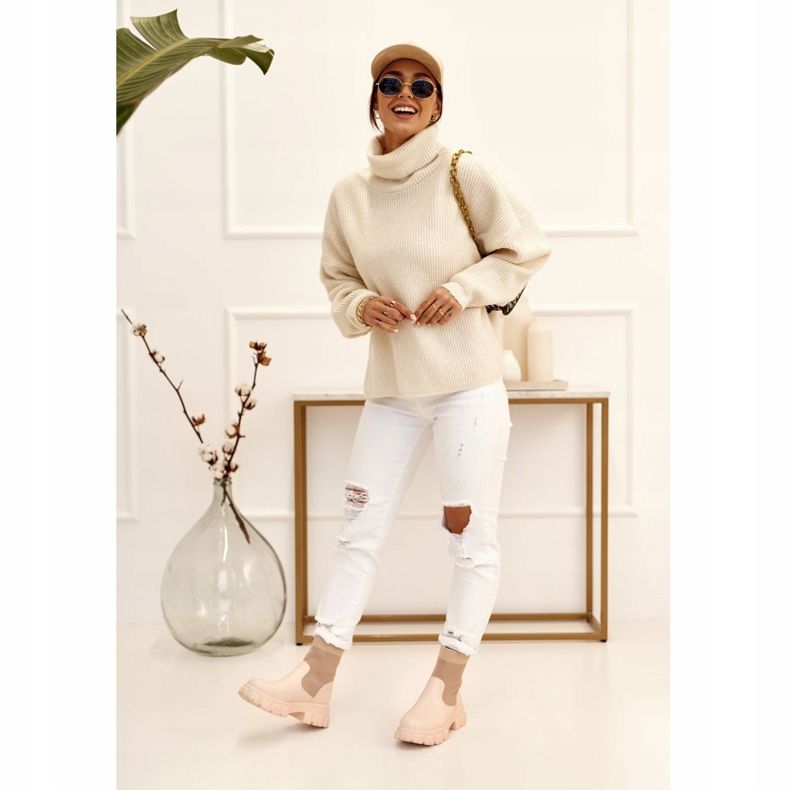 Naisten Sukat Saappaat Työntekijät Beige Stormy ruskea 2