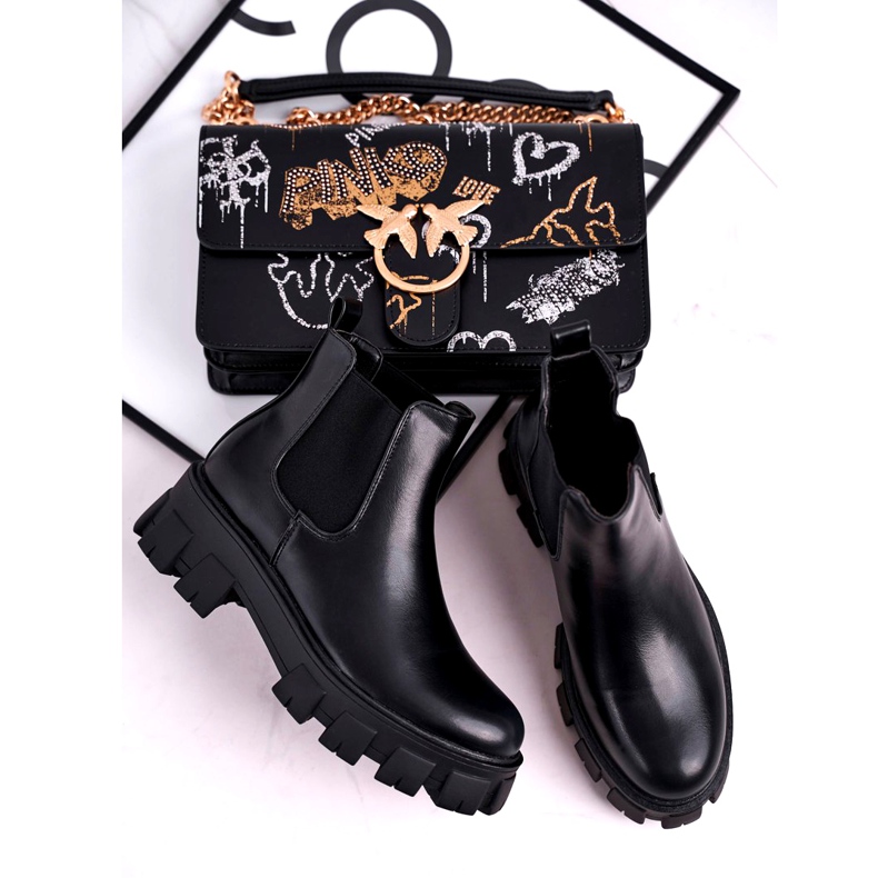 SEA Naisten saapikkaat Jodhpur -saappaat Morie Black musta 4