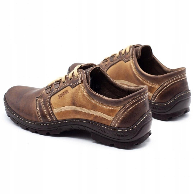 Joker Miesten vaelluskengät 192 ruskeat beige 5