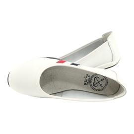 Naisten urheilu ballerinat Filippo DP2063 / 21 valkoinen punainen laivastonsininen 4