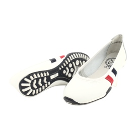 Naisten urheilu ballerinat Filippo DP2063 / 21 valkoinen punainen laivastonsininen 3