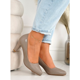 PJ1 Klassiset pumput Eleanor Cappuccino -baarissa beige 1