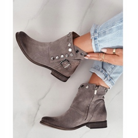 Exquisite Naisten mokkanahkaiset soljet Hieno 1198 Cappuccino ruskea 1