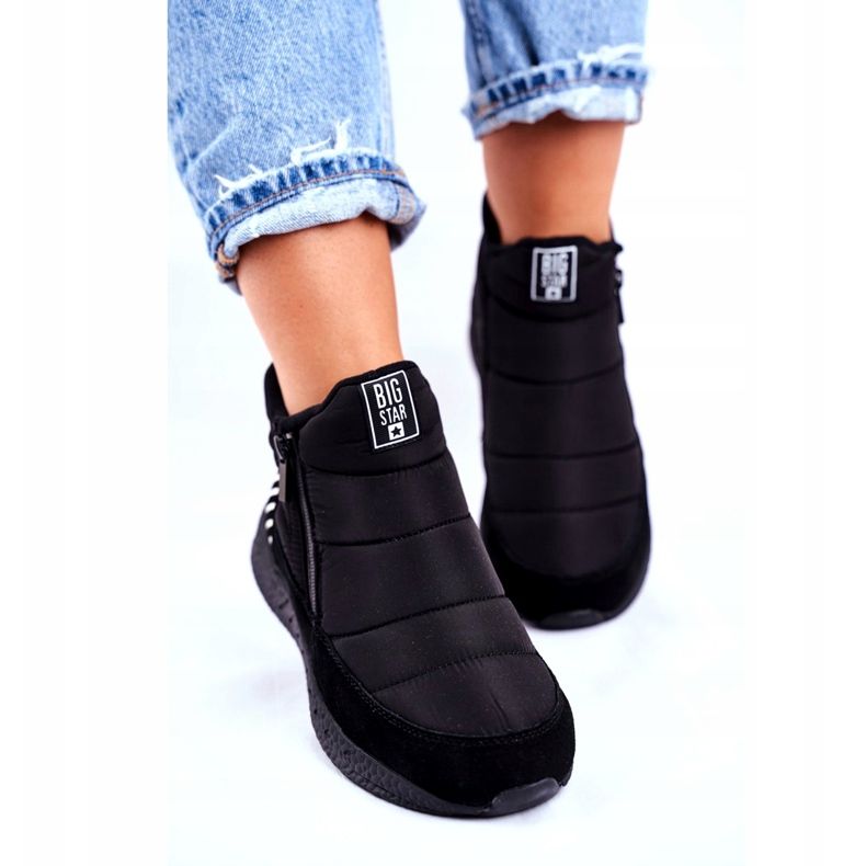 Naisten urheilukengät Big Star Black GG274470 valkoinen musta 2