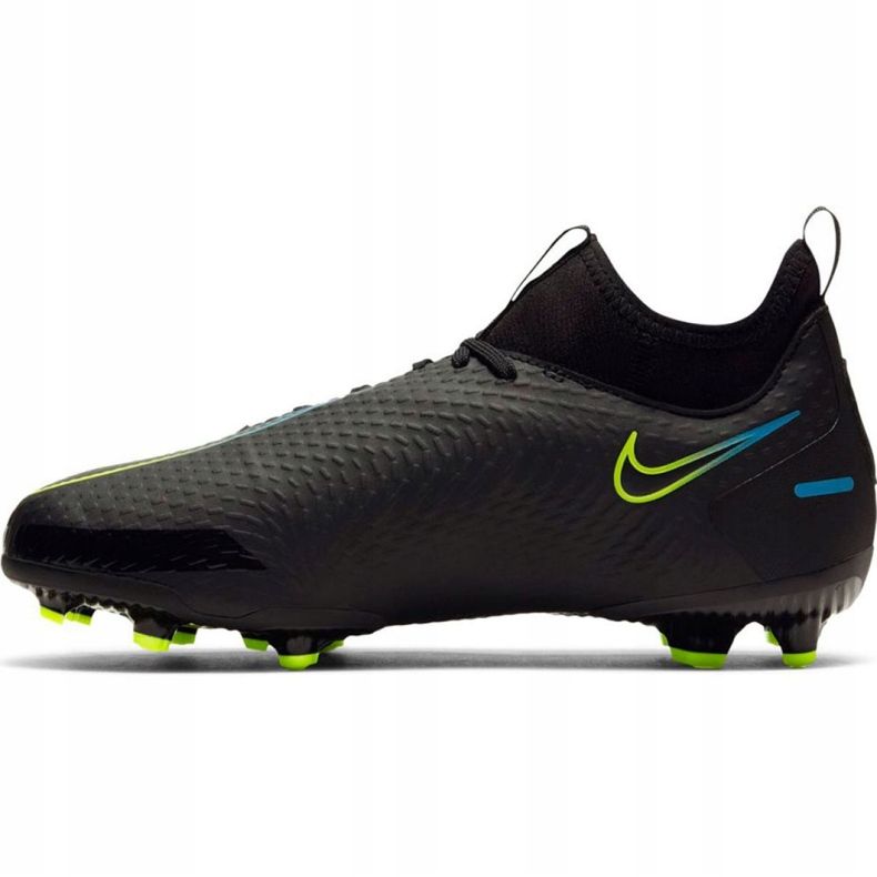 Nike Phantom Gt Academy Df FG / MG Jr CW6694-090 jalkapallokengät musta musta 2