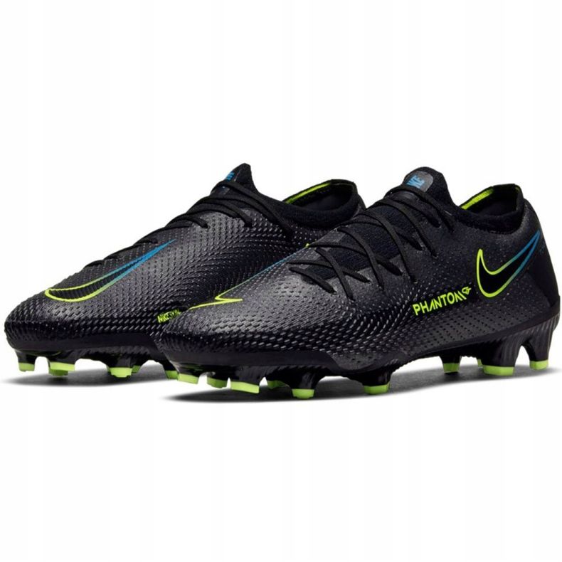 Nike Phantom Gt Pro Fg M CK8451-090 jalkapallokengät monivärinen musta 2