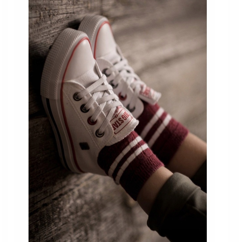 Lasten Classic Matalavartiset tennarit Big Star HH374089 Valkoinen 1