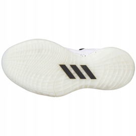 Adidas Harden Stepback 2 Jr FZ1545 koripallokengät valkoinen, valkoinen, musta valkoinen 2