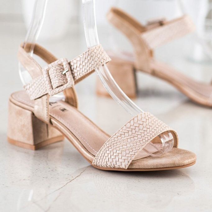 Kylie Punotut korkokengät sandaalit ruskea 1