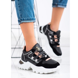 SHELOVET Tyylikkäät lenkkarit musta 2