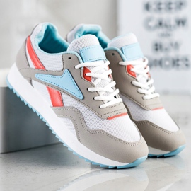 SHELOVET Mesh -urheilukengät valkoinen sininen oranssi harmaa 2