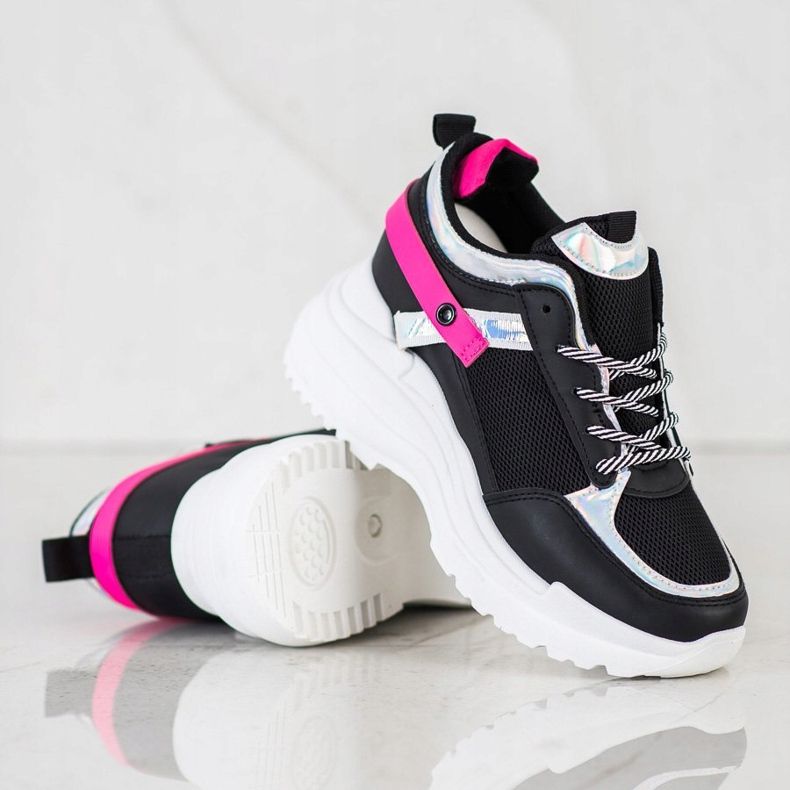 Marquiz Wedge Tennarit musta vaaleanpunainen 1